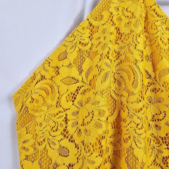 NWT House of Harlow 1960 X Revolve Rosaline Dress in Yellow - Size M - Picture 7 of 13